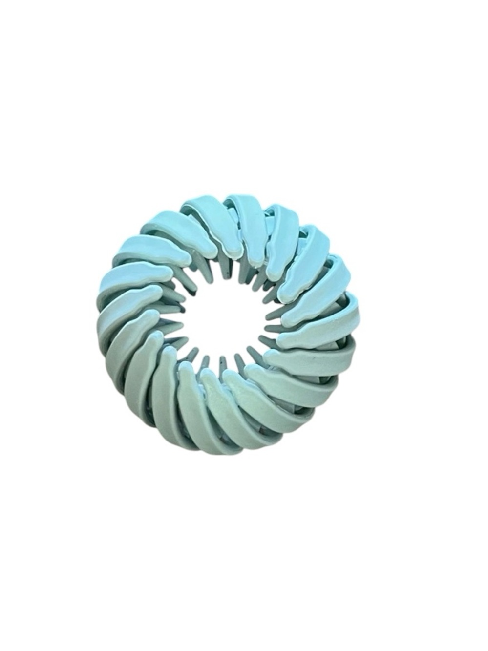 Aqua Blue Neutral Matte Messy Updo Ponytail Extra Hold 1" Bird Nest Hair Clip